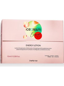 Inebrya Ice Cream Energy Serum Μαλλιών για Επανόρθωση 12x10ml