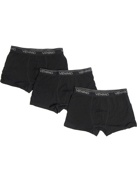Venimo Ανδρικά Μποξεράκια Σετ 3Pack Μαύρα 125MBO-754-071