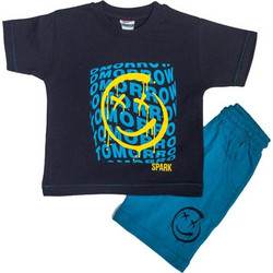 Spark Παιδικό Σετ για Κορίτσι Καλοκαιρινό Navy Μπλε Royal Blue 3240