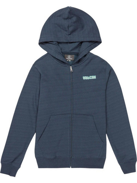 Volcom Παιδική Ζακέτα Φούτερ με Κουκούλα και Φερμουάρ Navy Μπλε C4832431-NVY