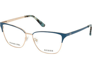 Guess GU2795 087 Γυναικείος Σκελετός Γυαλιών Οράσεως Μεταλλικός Μπλε