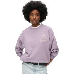 Superdry Γυναικείο Αθλητικό Φούτερ Λιλά W2012154A-8CX