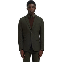 Selected Καλοκαιρινό Ανδρικό Blazer Υφασμάτινο με Στενή Εφαρμογή Χακί 16087868