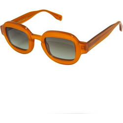 Paul Frank 9123 Γυναικεία Γυαλιά Ηλίου Τετράγωνα Κοκάλινα Πορτοκαλί με Μαύρο Φακό