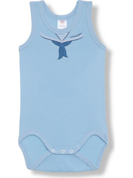 Pretty Baby Sailor Boy Φορμάκι Εσώρουχο Αμάνικo για Αγόρι Γαλάζιο 34874-2