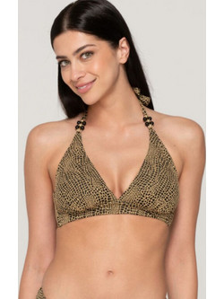 Luna Bikini Top Τριγωνάκι Animal Print Ταμπά 94432