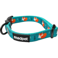 Madpet Fox Κολάρο Σκύλου Τιρκουάζ 2x33-51cm