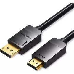Vention Καλώδιο DisplayPort 1.2 to HDMI Male 1.5m Black HADBG