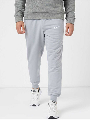 Nike Ανδρικό Παντελόνι Φόρμας με Λάστιχο Γκρι FD7738-012