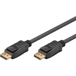 Goobay Καλώδιο DisplayPort 1.4 to DisplayPort Male 1m Black 74777