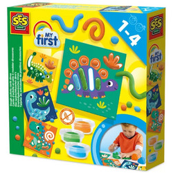 SES Creative My First Dough Activity Cards Dinos 14409
