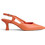 Tamaris Γόβες Slingback Δερμάτινες με Λεπτό Χαμηλό Τακούνι Πορτοκαλί 1-29504-42-606