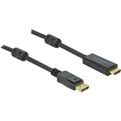 DeLOCK Καλώδιο DisplayPort 1.2 to HDMI Male 2m Black 85956