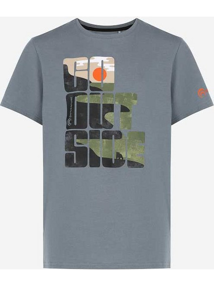 Outventure Παιδικό T-Shirt Κοντομάνικο Γκρι 135038-S4