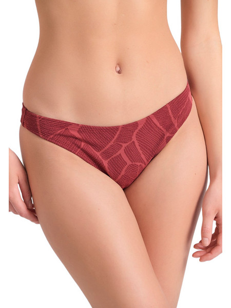Funky Buddha Bikini Slip Μπορντό FBL011-117-16B