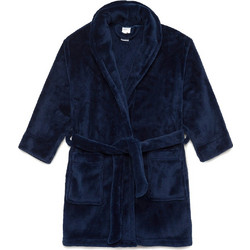 Minerva Παιδική Ρόμπα Fleece Χειμωνιάτικη Navy Μπλε 96-62320