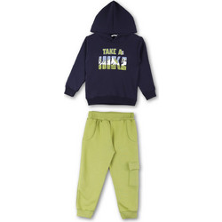 NEK Παιδικό Σετ Φόρμας Navy Μπλε Lime 143724