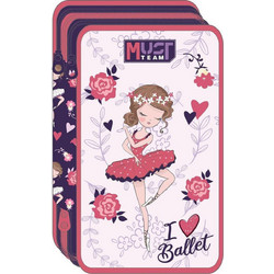 Must I Love Ballet Κασετίνα Γεμάτη με 3 Θήκες Πολύχρωμη 586736
