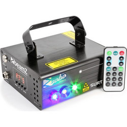 Beamz SURTUR II Double RG Gobo Φωτορυθμικό Laser LED DMX RGB
