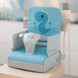 Kiokids Little Dinosaur Αναδιπλούμενο Καρεκλάκι Φαγητού Γαλάζιο