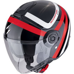 Scorpion Exo City II Riva Black Red Κράνος Μηχανής Crossover / Modular 1300gr