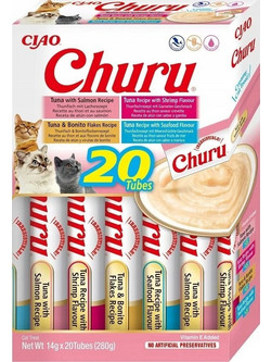 Inaba Churu Cream with Seafood 20x14gr