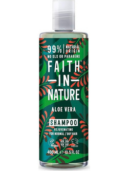 Faith In Nature Aloe Vera Φυτικό Σαμπουάν κατά της Πιτυρίδας για Ξηρά Μαλλιά 400ml