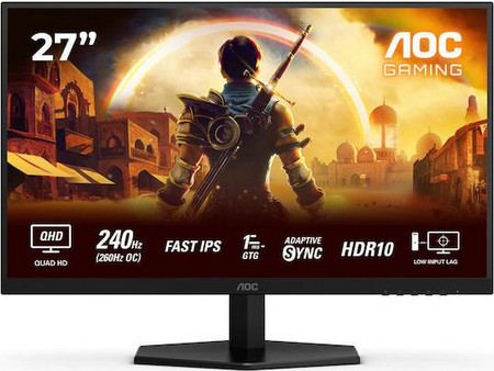 AOC Q27G42ZE IPS HDR Gaming Monitor 27" 2560x1440 QHD 240Hz 1ms
