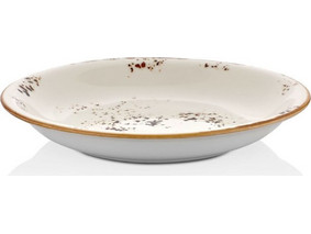 By Bone Elegance Πιάτα Βαθιά Πορσελάνης 21cm 6τμχ 0751248