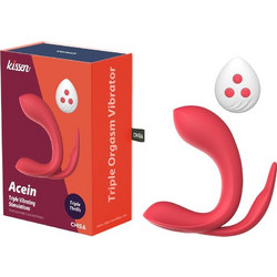 Chisa Novelties Kissen Acein Triple Πρωκτικός Δονητής Ασύρματος Ροζ