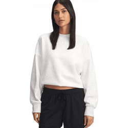 Under Armour Rival Fleece Os Γυναικείο Αθλητικό Φούτερ Λευκό 1386463-023