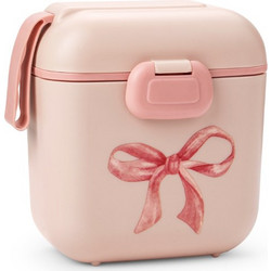 Elodie Details Rosy Bow Πλαστικό Παιδικό Σετ Δοχείο Φαγητού Ροζ
