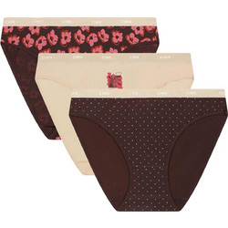 Dim Βαμβακερά Γυναικεία Slip 3Pack D4C17-RETRO