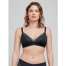 Gisela Bralette με Ελαφριά Ενίσχυση χωρίς Μπανέλα Navy Μπλε 2/10115