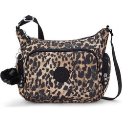 Kipling Gabb Γυναικεία Τσάντα Χιαστί Υφασμάτινη Μπεζ με Ιμάντα I6607-6JP