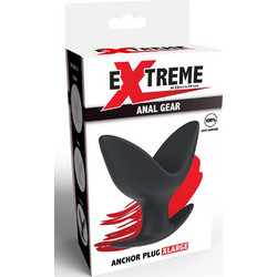 Hidden Desire Extreme Anchor XLarge Πρωκτική Σφήνα 9cm Μαύρη