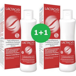 Lactacyd Antifungal Intimate Wash Yγρό Καθαρισμού Αντιμυκητιασικό 2x250ml