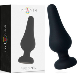Intense Pipo Large Πρωκτική Σφήνα 13cm Μαύρη D-216041