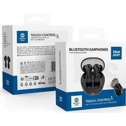 Blue Star BK92 Ακουστικά Bluetooth Earbud Ανθεκτικά στο Νερό Black