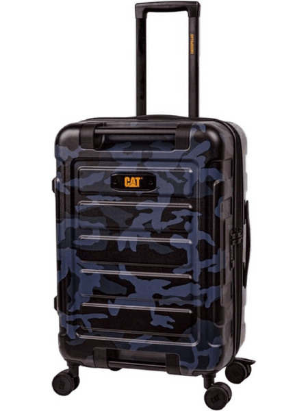 CAT 83795-657 Βαλίτσα Καμπίνας 55x43x21cm με 4 Ρόδες Μπλε