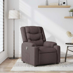 vidaXL Πολυθρόνα Relax με Υποπόδιο Ανακλινόμενη Ανθρακί 4019924
