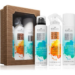 Brelil Style YourSelf Σετ Περιποίησης Μαλλιών Dry Shampoo 150ml + Αφρός 150ml + Spray Κερί 150ml