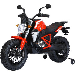 Zita Toys Ηλεκτροκίνητο Παιδικό Μηχανάκι 12V Μαύρο Κόκκινο