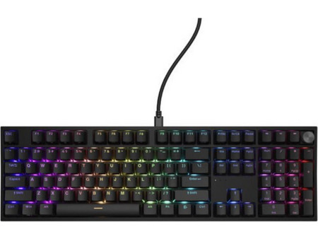 Genesis Thor 404 Μηχανικό Gaming Πληκτρολόγιο με Outemu Peach Silent V3 Διακόπτες RGB Black
