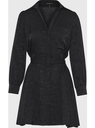 Funky Buddha Mini Βραδινό Φόρεμα Μαύρο FBL012-137-13