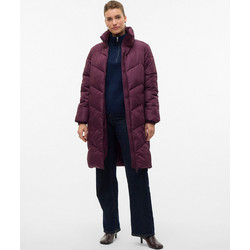 Vero Moda Γυναικείο Μπουφάν Χειμωνιάτικο Puffer Μακρύ Μπορντό 10309840