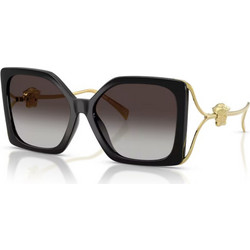 Versace VE4502U GB1/8758 Γυναικεία Γυαλιά Ηλίου Τετράγωνα Μαύρο Χρυσό με Μαύρο Degradee Φακό