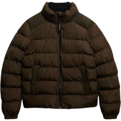Superdry Ανδρικό Μπουφάν Χειμωνιάτικο Puffer Καφέ M5012287A-H1D