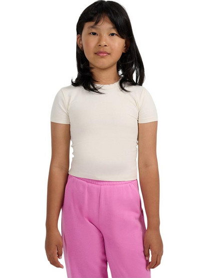 4F Παιδικό Crop Top Μπεζ 4FJWAW25TTSHF2393-11S