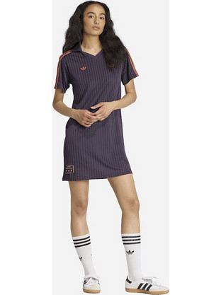 Adidas Terrace Icons Bayern Mini Καλοκαιρινό Αθλητικό Φόρεμα Ανθρακί JN0111